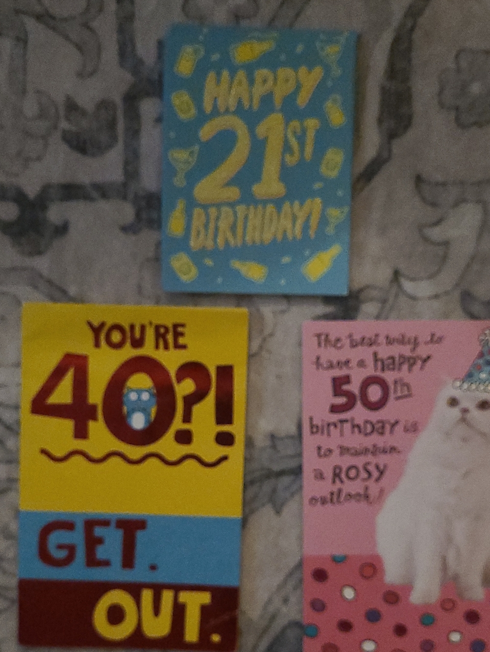6 Birthday Cards No Envelopes